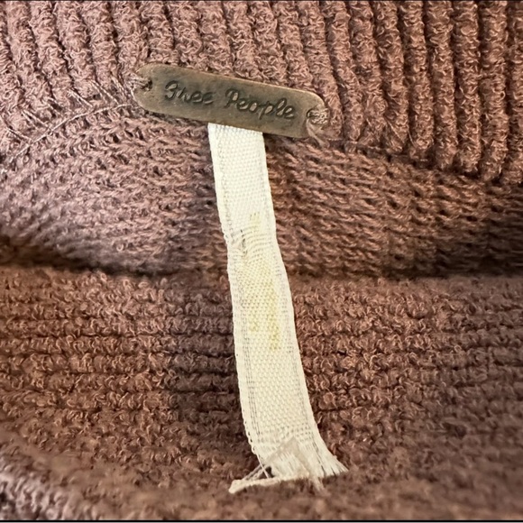 Free People Ottoman Slouchy Tunic Nutmeg Size XS - Picture 7 of 9